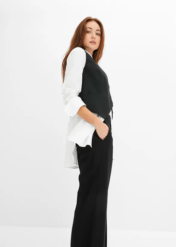 Léger pantalon de tailleur en viscose majoritaire, bonprix