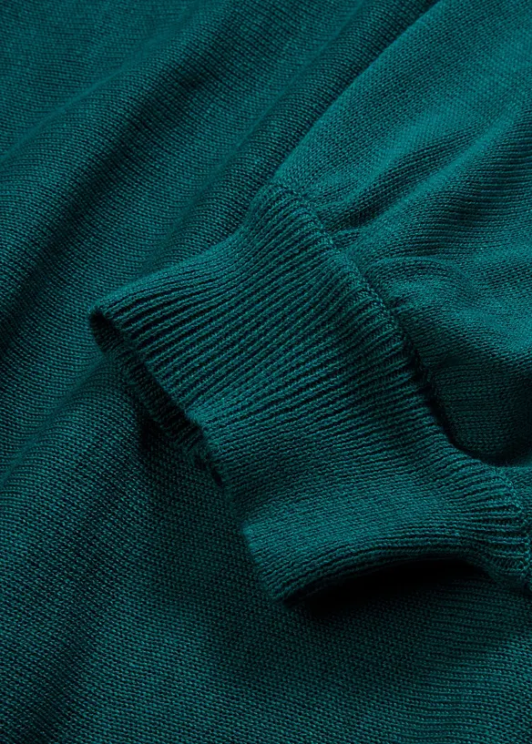 Feinstrickpullover aus Baumwoll-Mix, bonprix