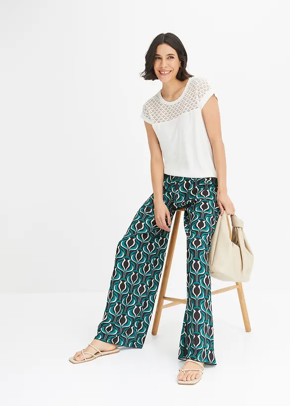 T-shirt doux en viscose extensible, bonprix