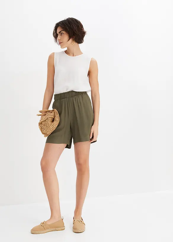 Schlupf-Shorts aus Viskose, bonprix