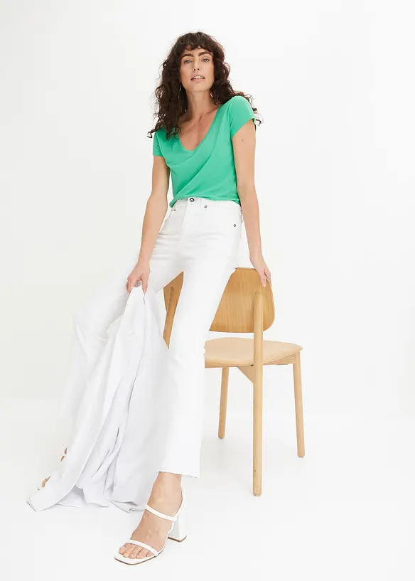 T-shirt en viscose douce, bonprix