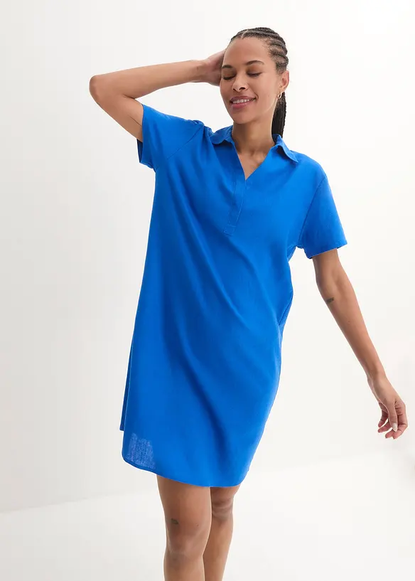 Robe-tunique légère en lin mélangé, bonprix