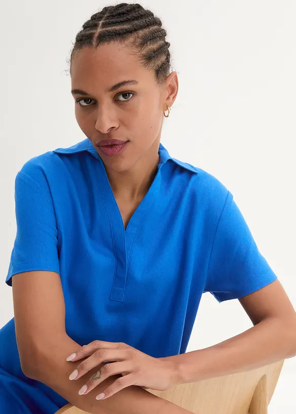 Robe-tunique légère en lin mélangé, bonprix