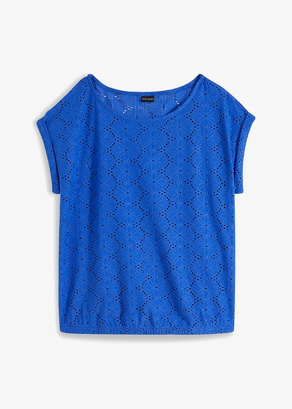 T-shirt en broderie anglaise, bonprix