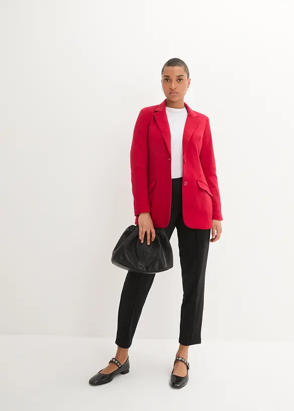 Longblazer aus Baumwoll-Jersey, bonprix