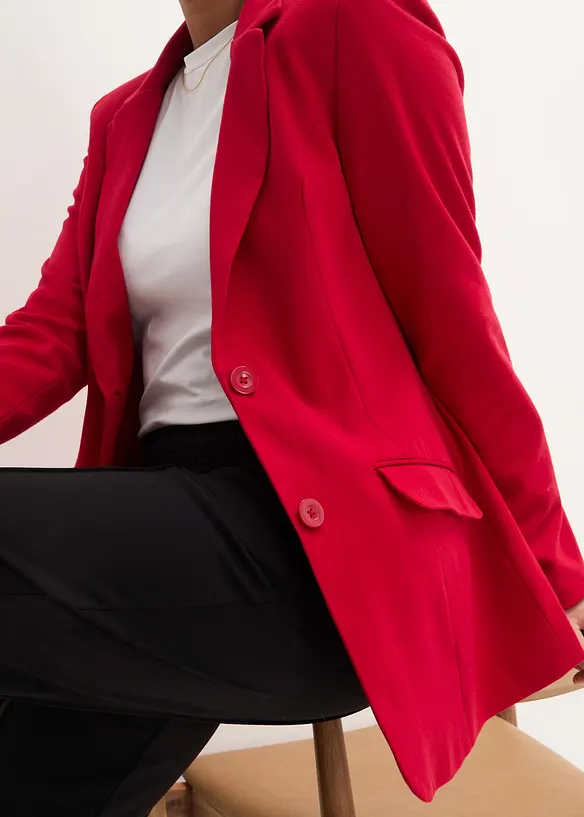 Longblazer aus Baumwoll-Jersey, bonprix