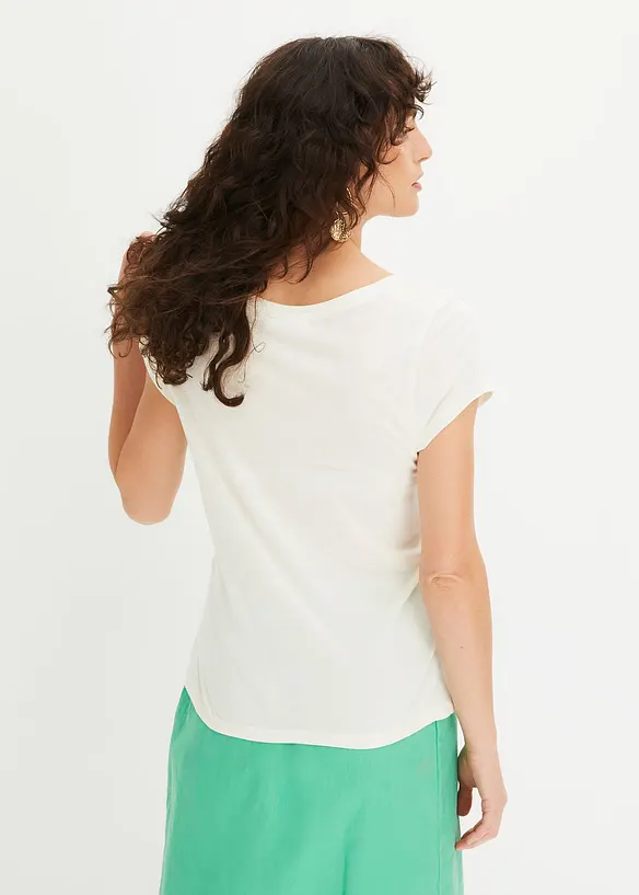 T-Shirt aus softer Viskose, bonprix