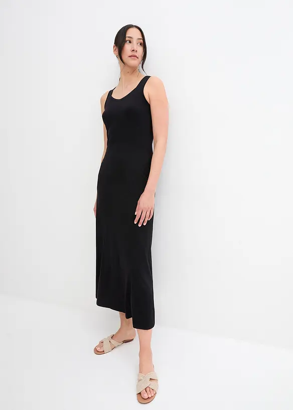 Robe longue en coton et viscose, bonprix