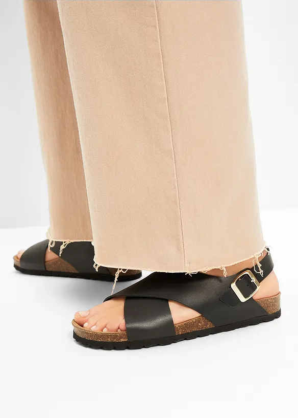 Sandalen aus Leder, bonprix