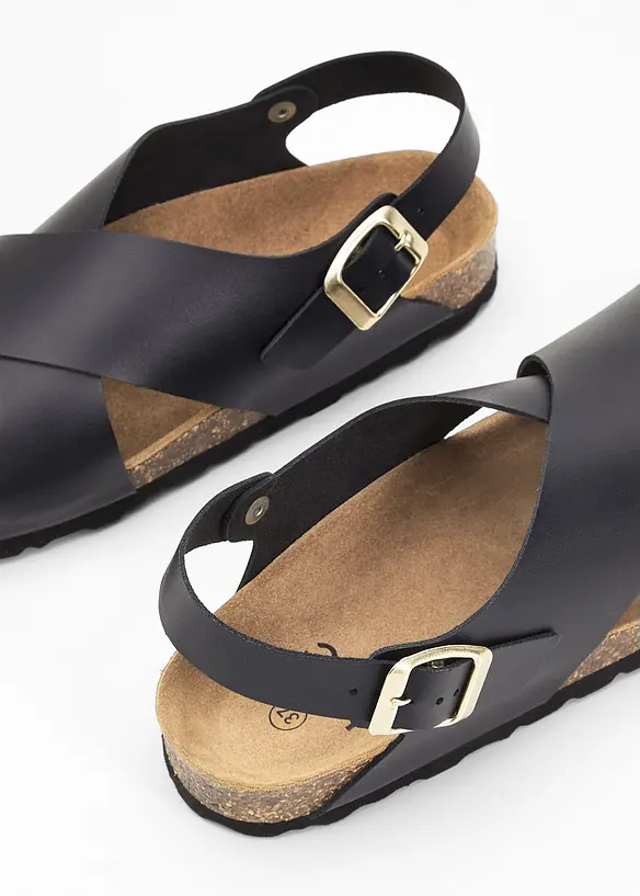 Sandalen aus Leder, bonprix