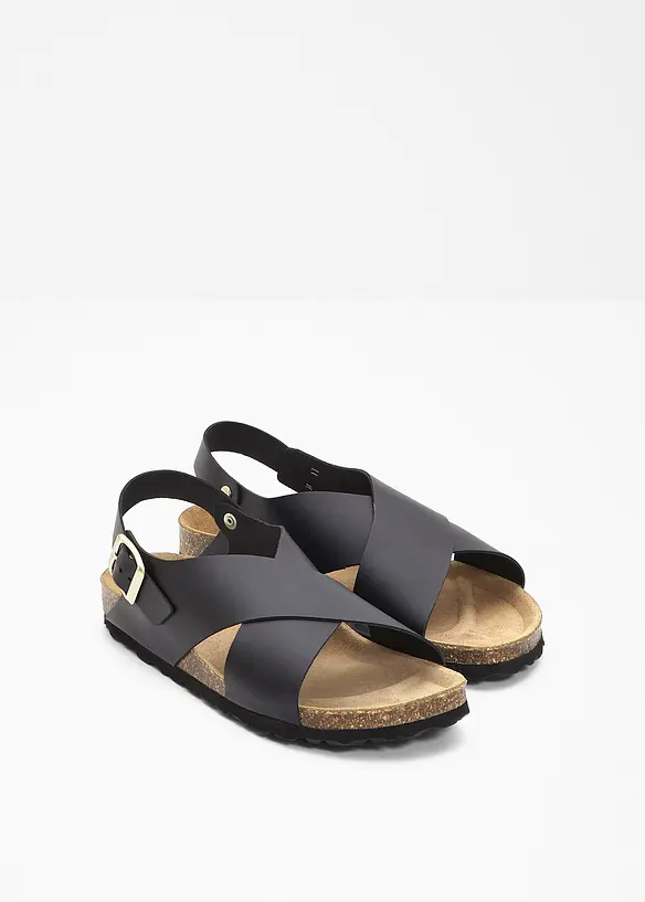 Sandalen aus Leder, bonprix