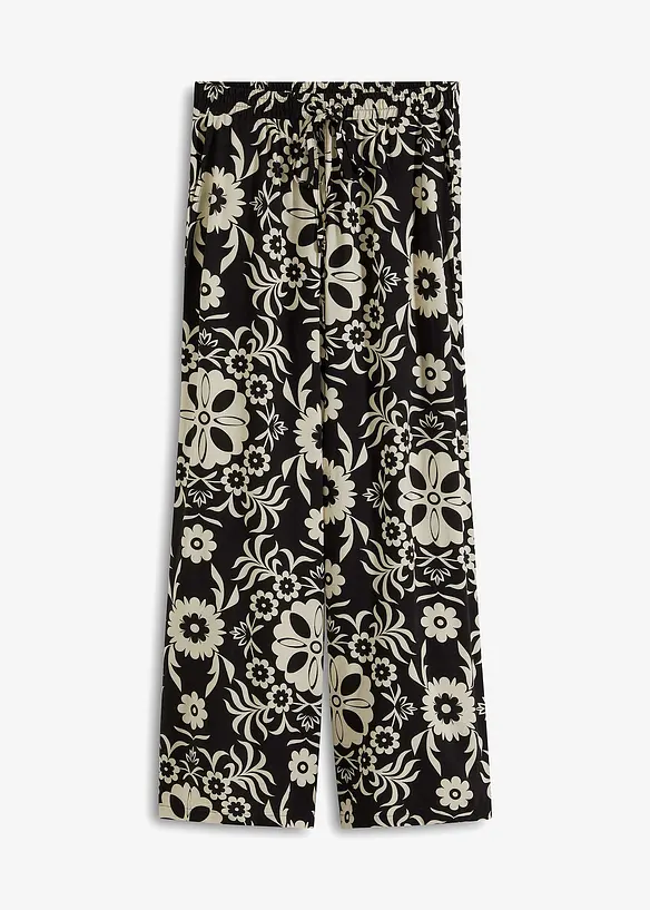 Marlenehose aus fließender Viskose, bonprix