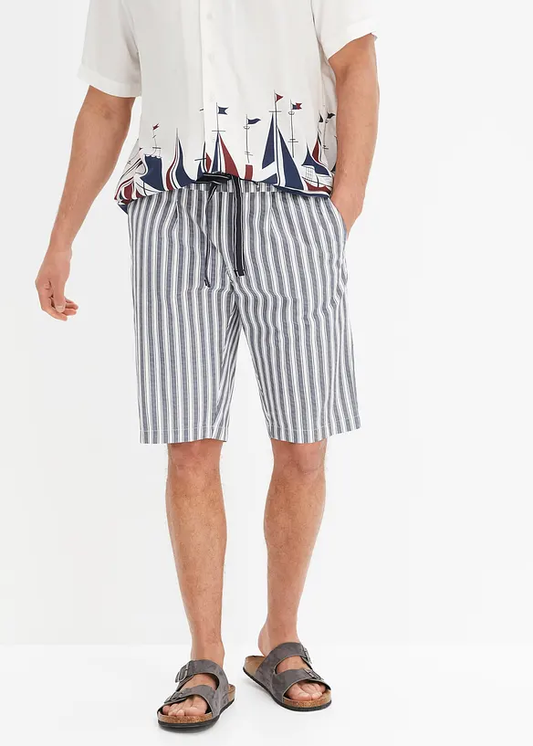 Bermuda chino à pinces, bonprix