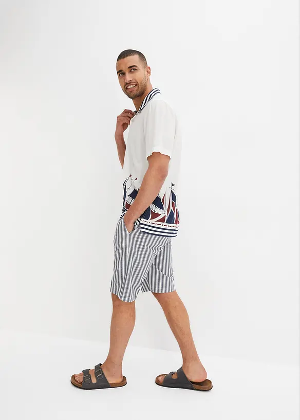 Bermuda chino à pinces, bonprix