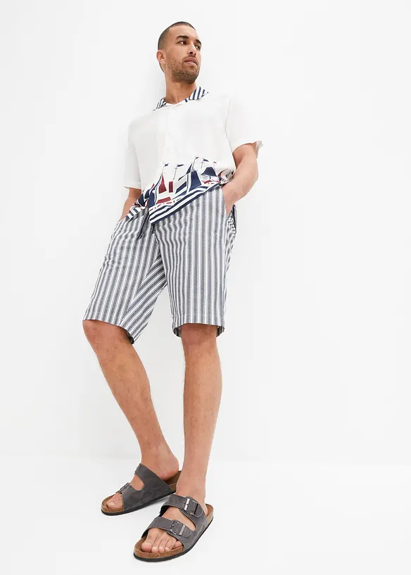 Bermuda chino à pinces, bonprix