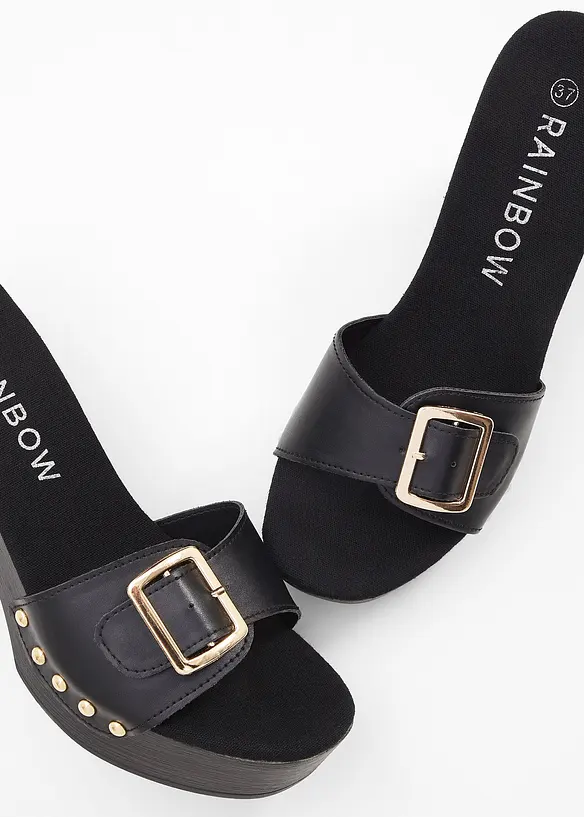 Mules sabots à talons, bonprix