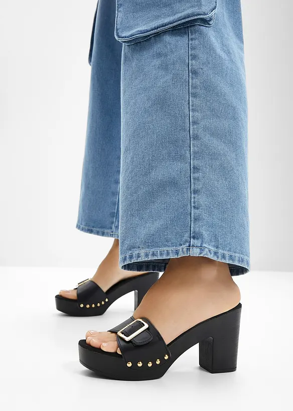 Mules sabots à talons, bonprix