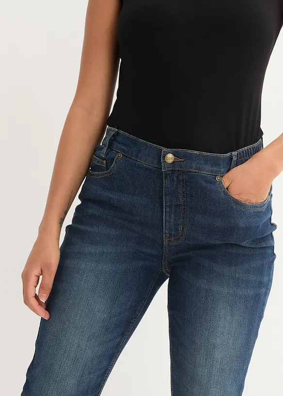 Skinny Jeans Mid Waist, Bequembund, bonprix