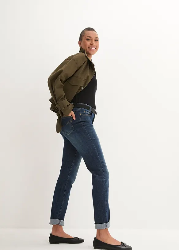 Skinny Jeans Mid Waist, Bequembund, bonprix