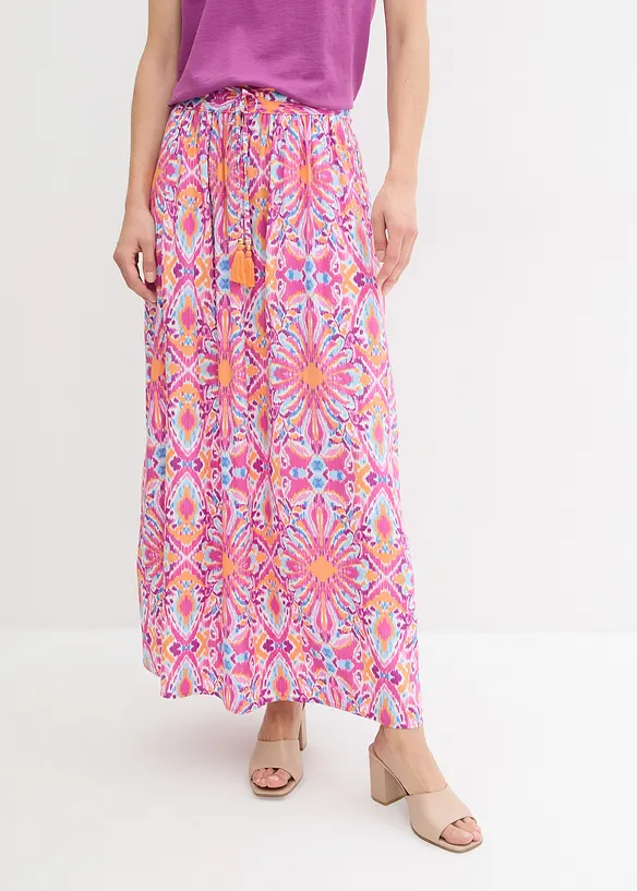 Jupe longue en viscose fluide, bonprix
