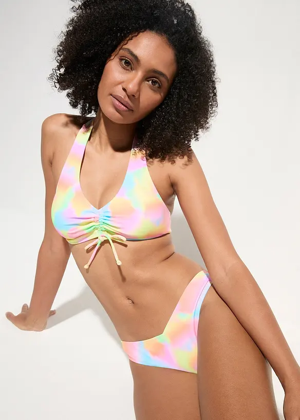 Neckholder-Bikini mit Raffung (2-tlg.Set), bonprix