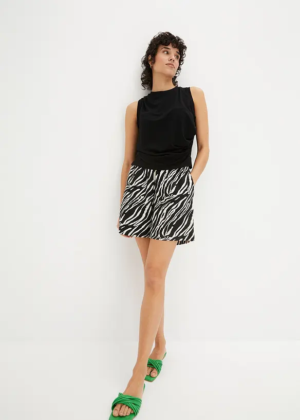 T-shirt avec drapé, bonprix