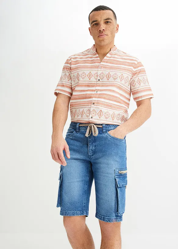 Chemise manches courtes imprimée, bonprix