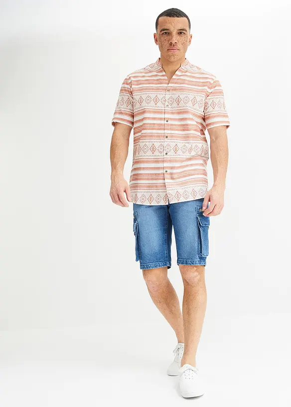 Chemise manches courtes imprimée, bonprix