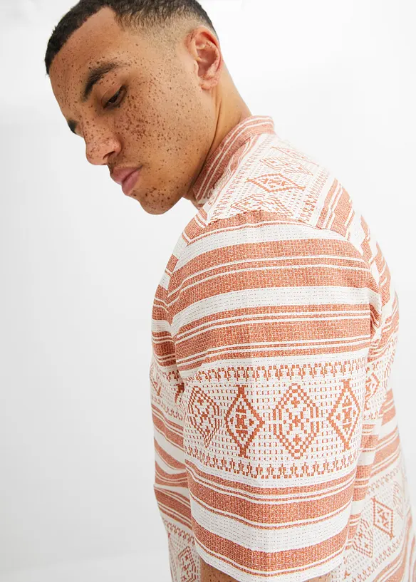 Chemise manches courtes imprimée, bonprix