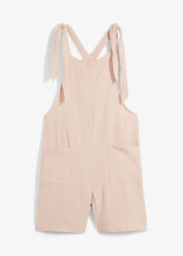 Strandjumpsuit aus luftigem Musselin, bonprix