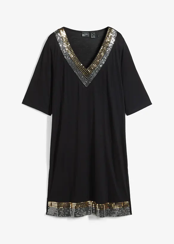 Transparente Strandtunika aus Viskose, bonprix