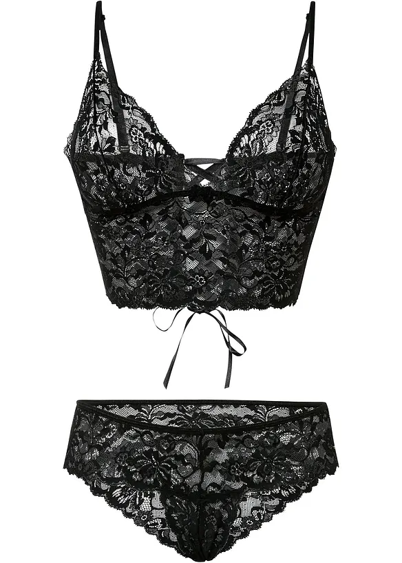 Brassière et string ouvert (Ens. 2 pces.), bonprix