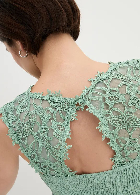 Maxikleid mit Spitze, bonprix