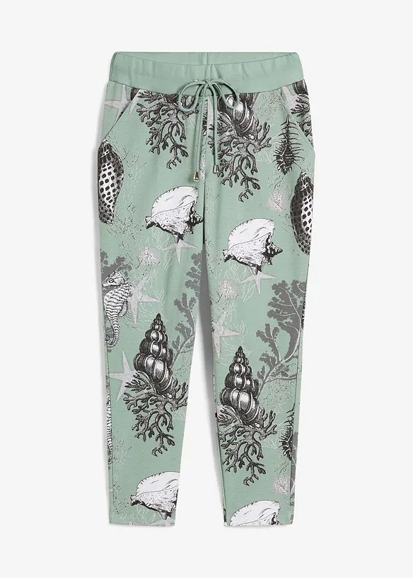 Pantalon en molleton de coton mélangé, bonprix