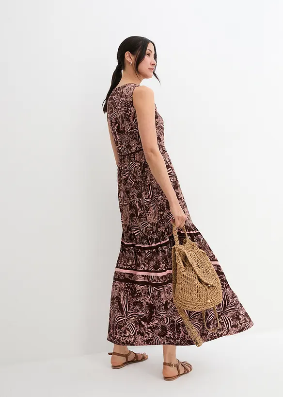 Maxikleid aus fließender Viskose, bonprix
