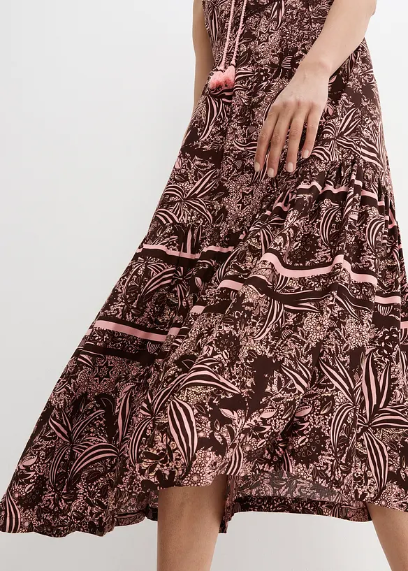 Maxikleid aus fließender Viskose, bonprix