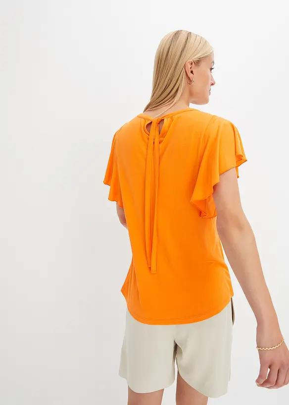 T-shirt à manches volantées, bonprix