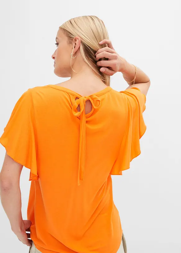 T-shirt à manches volantées, bonprix