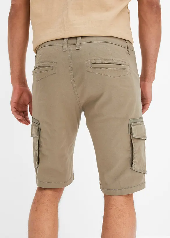 Stretch-Cargo-Bermuda, Regular Fit, bonprix