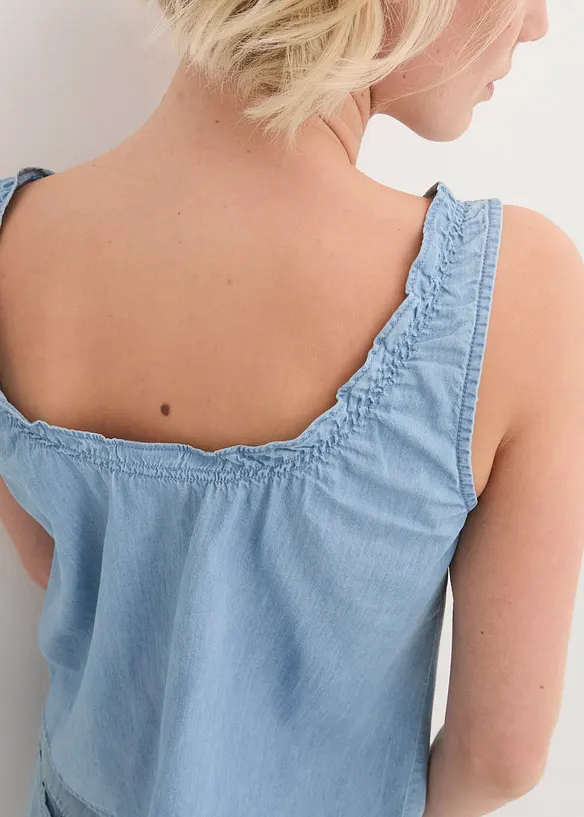 Jeans-Blusentop, bonprix