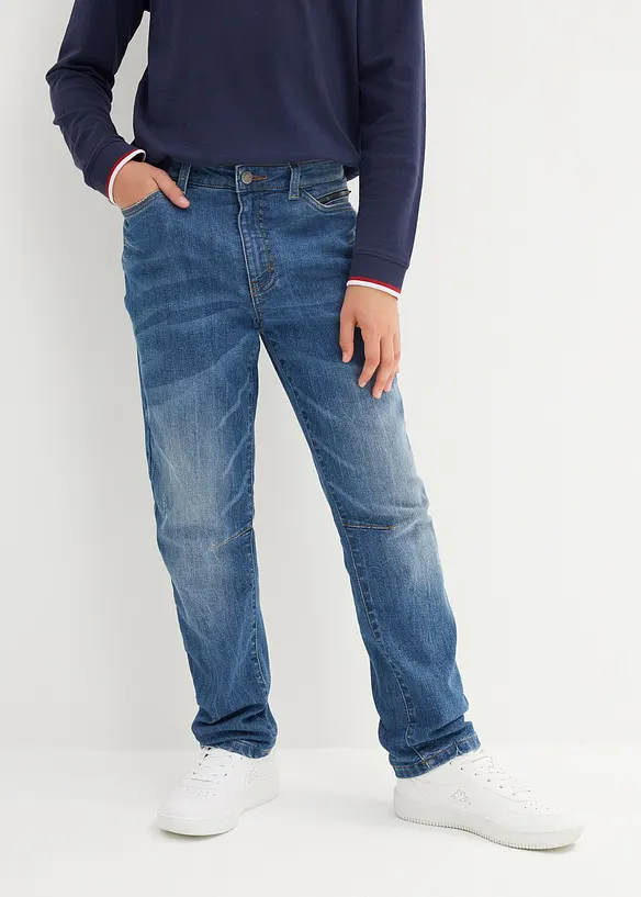 Jean thermique slim avec doublure en flanelle, fuselé, bonprix
