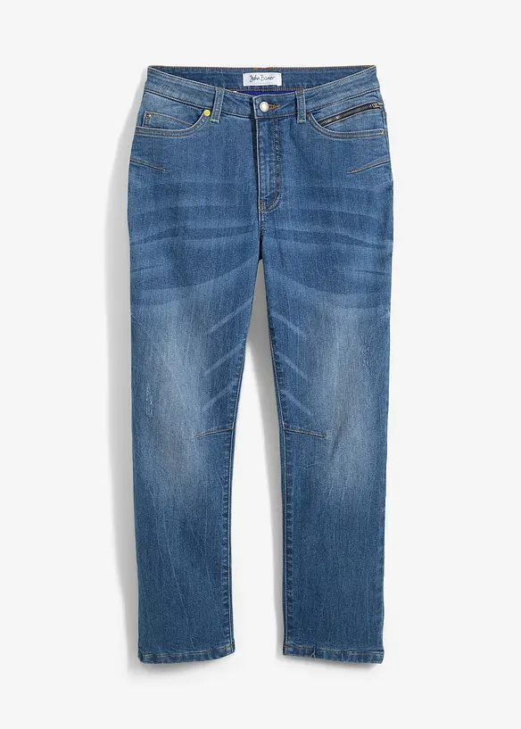 Jean thermique slim avec doublure en flanelle, fuselé, bonprix