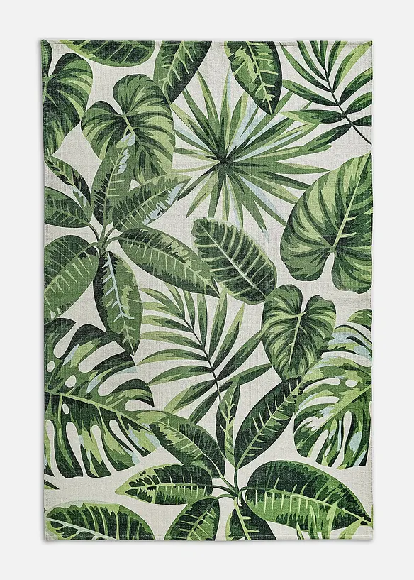 Tapis intérieur et extérieur avec grand motif végétal, bonprix