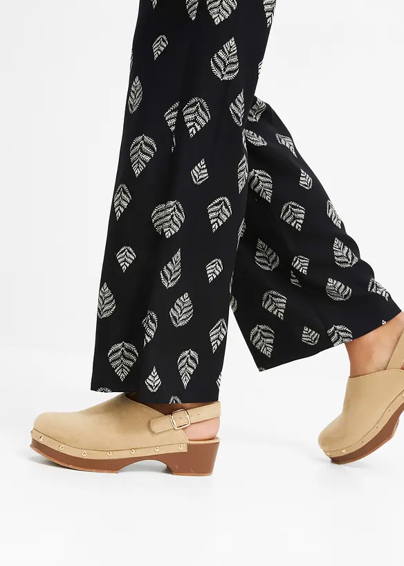 Pantalon palazzo imprimé, bonprix