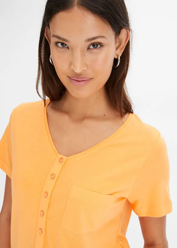 T-shirt en coton et viscose, bonprix