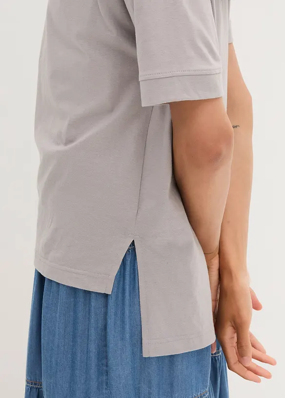 Oversize T-Shirt aus reiner Baumwolle, bonprix
