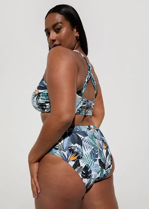 Bustier-Bikini mit gekreuzten Trägern (2-tlg.Set), bonprix