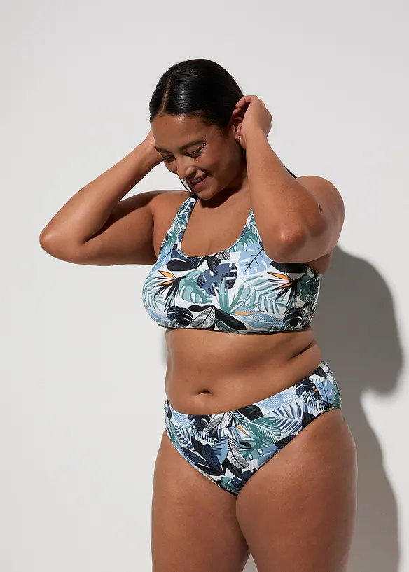 Bustier-Bikini mit gekreuzten Trägern (2-tlg.Set), bonprix