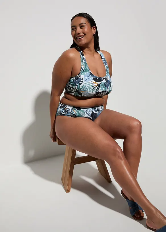 Bustier-Bikini mit gekreuzten Trägern (2-tlg.Set), bonprix