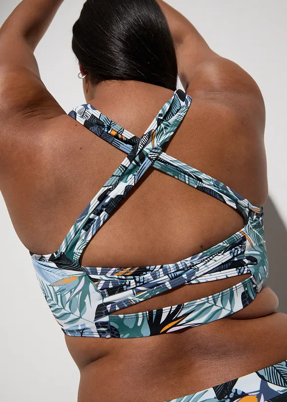 Bustier-Bikini mit gekreuzten Trägern (2-tlg.Set), bonprix